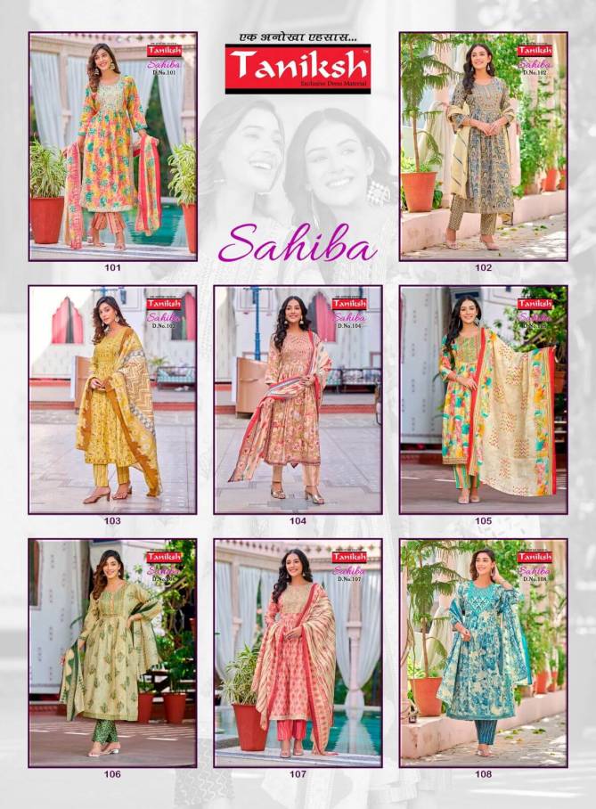 Sahiba By Taniksh Nayra Cut Readymade Salwar Suits Catalog

